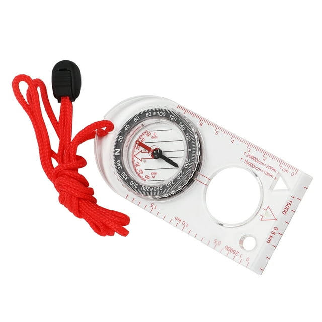 Compass de Campo Profesional, Brújula de Mochilero de USO Amplio Duradero para la Aventura para la escalada para actividades al aire libre