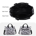 thumbnail image 3 of CHAOYUNYI Crossbody Shoulder Bag for Women - Water Resistant Casual Handbag Purse with Multiple Pockets, Adjustable Strap, Gray Dog, 3 of 7