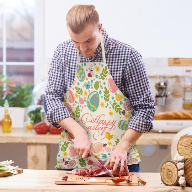 Delantal De Cocina Para Protección Al Cocinar, Diseño Duradero Y Resistente a Las Manchas, Ajuste Ergonómico Y Cómodo Para Uso Doméstico Y Comercial.