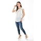 thumbnail image 2 of Blusa de chifon sin manga Roman Fashion /Juvenil, 10731 (Blanco) blanco M, 2 of 6