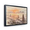 thumbnail image 3 of Designart 'Panorama of Venice Laguna Beach At Sunset' Nautical & Coastal Framed Canvas Wall Art Print, 3 of 5