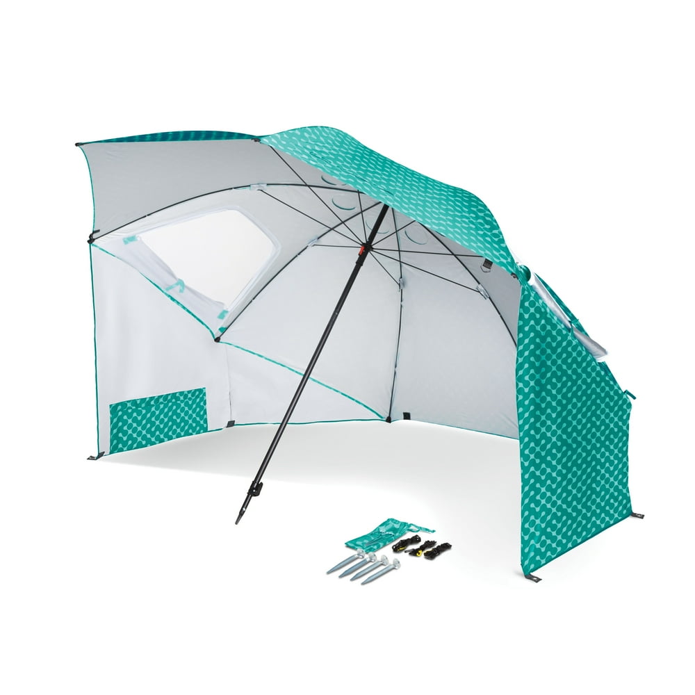 SportBrella Portable AllWeather & Sun Umbrella, 8 foot Canopy