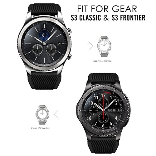 MoKo Band Compatible con Samsung Galaxy Watch 3 45mm / Gear S3 Frontier / Classic / Galaxy MoKo MoKo