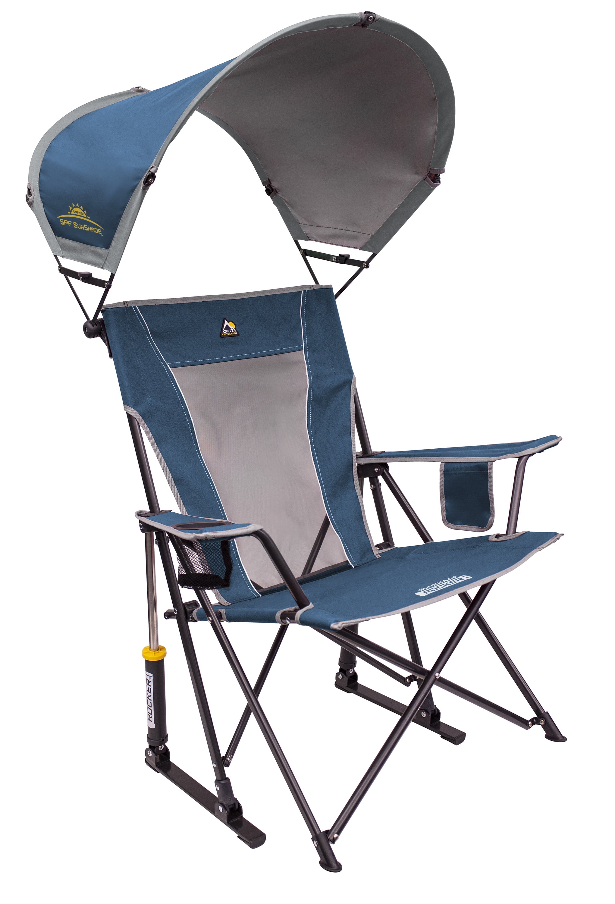 GCI Outdoor SunShade Rocker, Pewter - Walmart.com