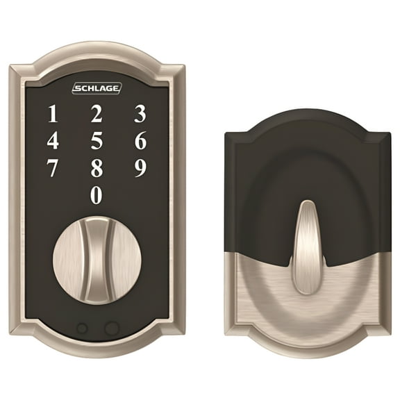 Schlage Touch Keyless Touchscreen Deadbolt Satin Nickel