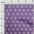 thumbnail image 1 of oneOone Silk Tabby Fabric Floral Block Printed Fabric 1 Yard 42 Inch Wide, 1 of 4