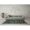 thumbnail image 3 of Ahgly Company Indoor Rectangle Animal Light Blue Traditional Area Rugs, 6' x 9', 3 of 4