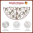 thumbnail image 3 of Fotbe Flowe Rooster Pattern Christmas Tree Skirt, Tree Skirts Plush Christmas Decorations, Christmas Tree Skirts Xmas Decorations Holiday Party Decor-30", 3 of 6