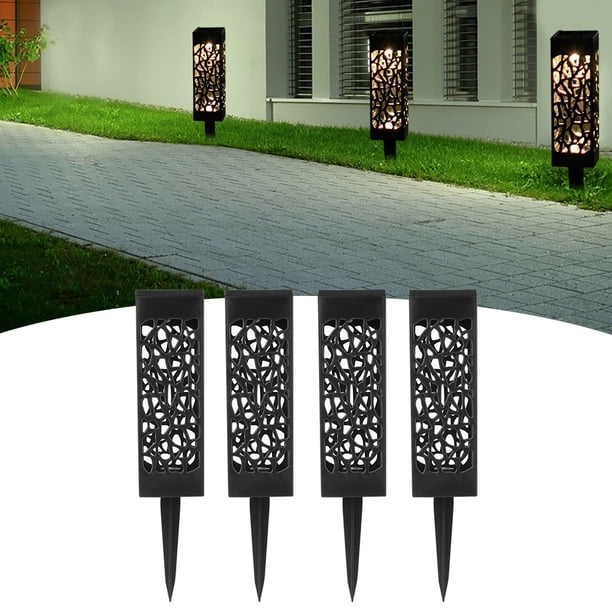 Luces Solares Para Exteriores, Luz Solar Duradera Para Césped, Patio De Material ABS Para Jardín De Calzada De Entrada