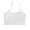 White, variant on ShiShine Girls Seamless Training Bra Cropped Cami Sports Bras fo Teens