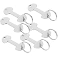 thumbnail image 1 of unbranded 6Ud Accesorios Colgantes Para Carrito De Supermercado En Inoxidable Compacto, 1 of 6