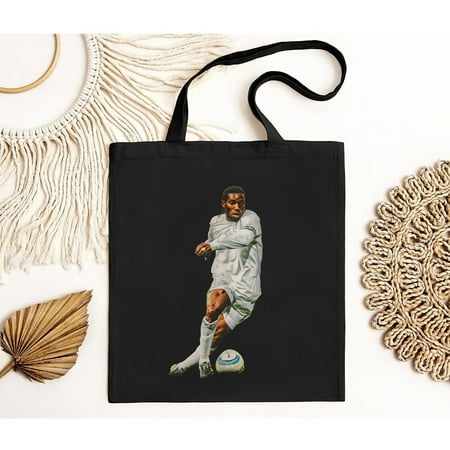 vintage 90s Graphic Jay-Jay Okocha Tote Bag  Bolton Bag  African footballer  Soccer  Sport   Cotton -TH39971