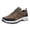 Khaki, variant on HEWUQI Mans Tennis Running Shoes Chunky Platform Non Slip Fashion Walking Gym Sports Athletic Slip on Casual Work Comfortable Breathable Sneakers Gray Size 9.5