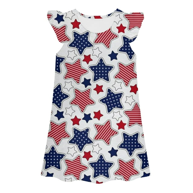 Pyjamas pour Enfants Filles Été Mignon Imprimé Lapin Chemise de Nuit Sans Manches Décontractée Pyjama Enfant Fille F Multicolore 8 Ans-9 Ans