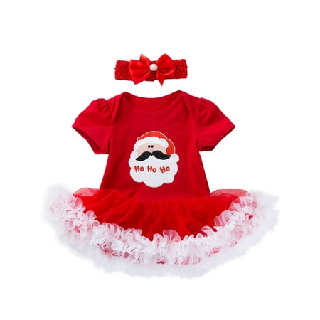 

Paille Newborn Two Piece Suits Buttons Romper + Headband Set Crew Neck Jumpsuit Sets Cute Elk Print Outfits Home Style-I 59cm