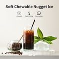 thumbnail image 4 of IKT Nugget Ice Maker Countertop, Self-Cleaning,Touch Panel, Night Light  Portable Pebble Sonic Ice Machine with Soft Chewable Ice for Home, Kitchen, Office,Camping, Gray, 4 of 13