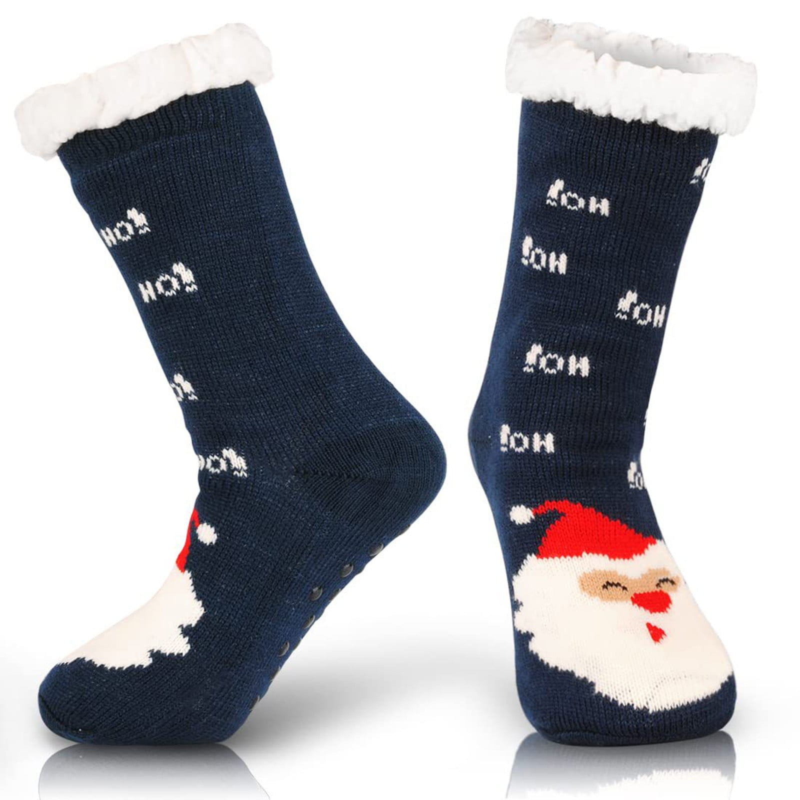 Chaussettes Chaudes Cocila Noël - Lot Pour Femme Et Homme, Coton Doux, Tailles 35-43