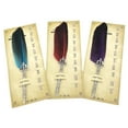 thumbnail image 6 of Retro Feather Dip Pen Set with 5 Pen Nibs Calligraphy Dip Pen for Beginner, 6 of 19
