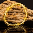 thumbnail image 6 of Amberalia Elastic Baltic Amber adult bracelet, GIA Certificated Amber, for natural remedies and pain relief Polish Lemon 8”, 6 of 10