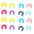 thumbnail image 3 of Wine Cup Recognizer Label,16PCS Mini Circle Silicone Silicone Wine Cup Label Wine Cup Identification Ring Revolutionary Design, 3 of 8