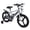 Gray, variant on Aezusy 18" Kids Bike with Glowing Training Wheels, Steel Frame Kids Bicycle with Water Bottle for Boys Girls Ages 5-9, Pink