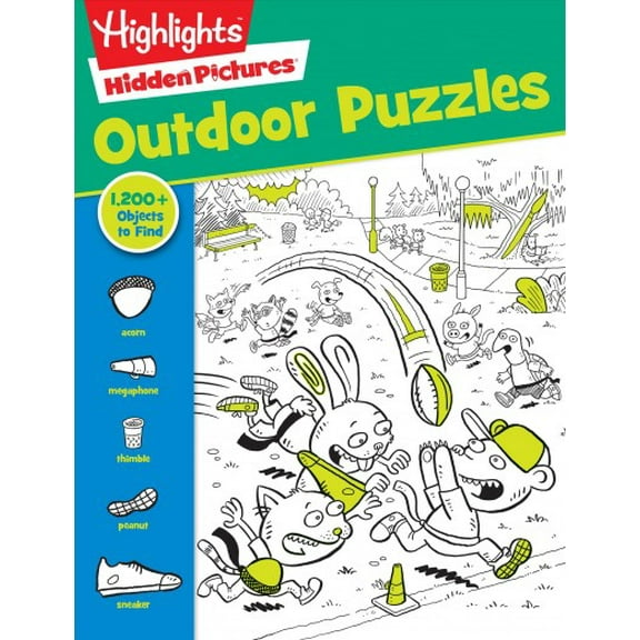 Pre-Owned Outdoor Puzzles (Hidden Pictures) (Highlights Hidden Pictures) Paperback