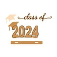 thumbnail image 1 of Autumn Clearance Graduation Personalized Christmas Ornaments 2024, Graduation Season Wooden Ornaments,Graduation Class Of 2024 Christmas Decorations, 1 of 7