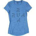 thumbnail image 2 of Reebok T-Shirt Graphique de Course pour Femmes, Bleu, Très Petit, 2 of 3