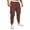 Brown, variant on KDFJPTH Mens Cargo Pants Cargo Pant With Stretch Solid Light Blue M