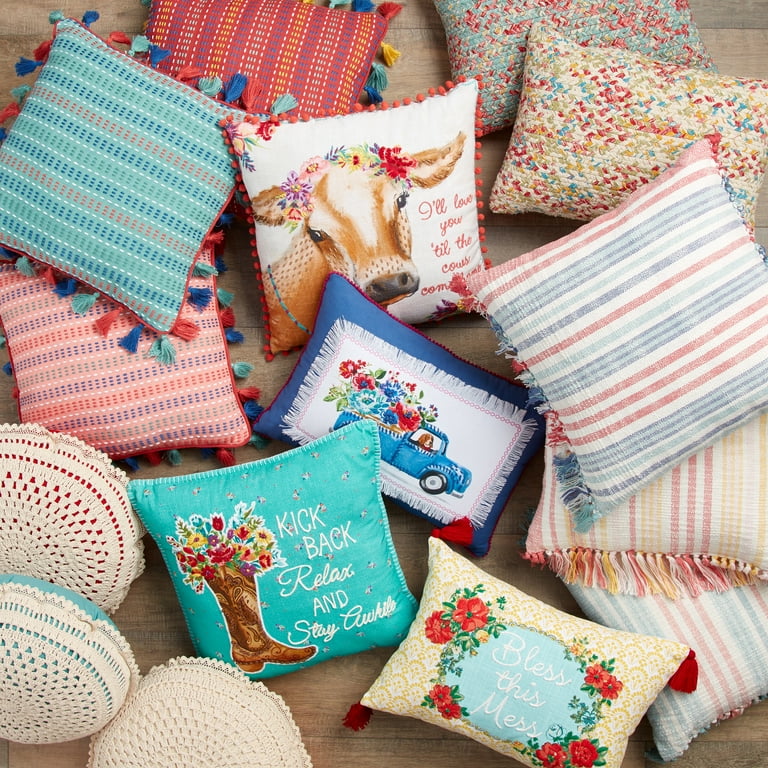 Pioneer woman decorative pillows sales