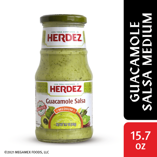 Herdez Guacamole Salsa, Medium, 15.7 Oz - Walmart.com - Walmart.com