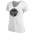 thumbnail image 2 of Women's White Indiana Fever Marble V-Neck T-Shirt, 2 of 3