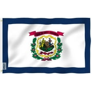 Anley 3x5 Foot West Virginia State Flag - West Virginia WV Flags Polyester
