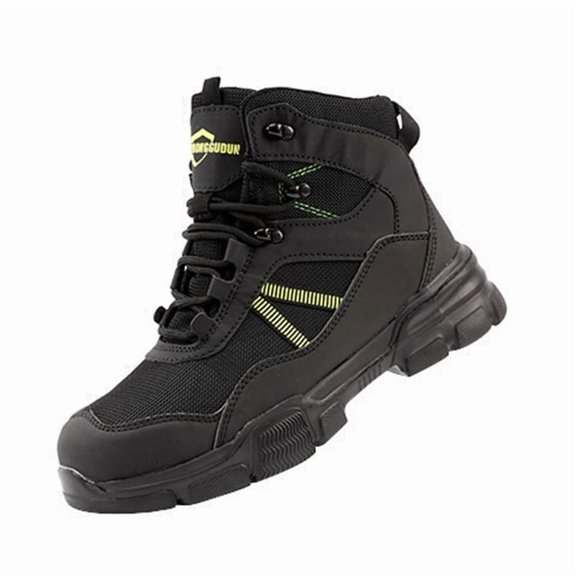AUXDIQ Safety Trainers Men Women Steel Toe Cap Trainers Lightweight Work Shoes Comfy Industrial Sneakers Construction Work Boots