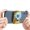 Yellow, variant on KRTYDBFZ Mobile Phone Cooling 10W Mobile Phone Radiator with Screen Display for Chases