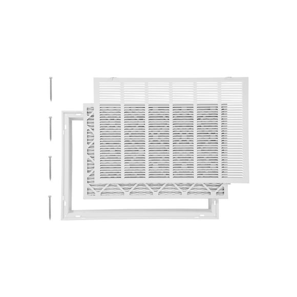 VEVOR Return Air Filter Grille Fits W30 x H20 In Duct Opening Air Grille with Filter