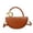 Brown, variant on Travel Tote Bags For Women Modern Craft Semi Circular Elegant Shoulder Crossbody Handbag for Women, Sophisticated Versatile Everyday Carry Purse Birthday Gifts