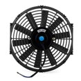 thumbnail image 2 of CF002A-BK 12 inch 80W 12V Universal Car Slim Reversible Electric Radiator Cooling Fan Push Pull with Mounting Kit, 2 of 5