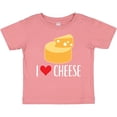 thumbnail image 3 of Inktastic I Love Cheese Funny Cheese Lover Boys or Girls Baby T-Shirt, 3 of 5