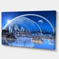thumbnail image 2 of Blue Fantasy Landscape - Landscape Canvas Art Print, 2 of 3