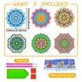 thumbnail image 4 of 6 Uds. Kits Manualidades DIY Con Gemas Pegatinas Mosaico Diamantes Mandala para Regalo Y Niña, 4 of 9