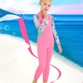 thumbnail image 4 of Chicas De Manga Larga De Una Pieza Con Traje De Buceo Con Traje De Buceo Snorkeling Cálido Surfing Rosa Xl Sunnimix Juego de buceo para niños de una pieza, 4 of 7