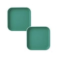 thumbnail image 1 of Oleegame 2PC Picnic Trays For Food Macaron Spit Bone Dish Spit Bone Dish Household Snack Small Dish Pickle Dish Plastic Snack Cake Dish Dining Table Garbage Plate Green, 1 of 2
