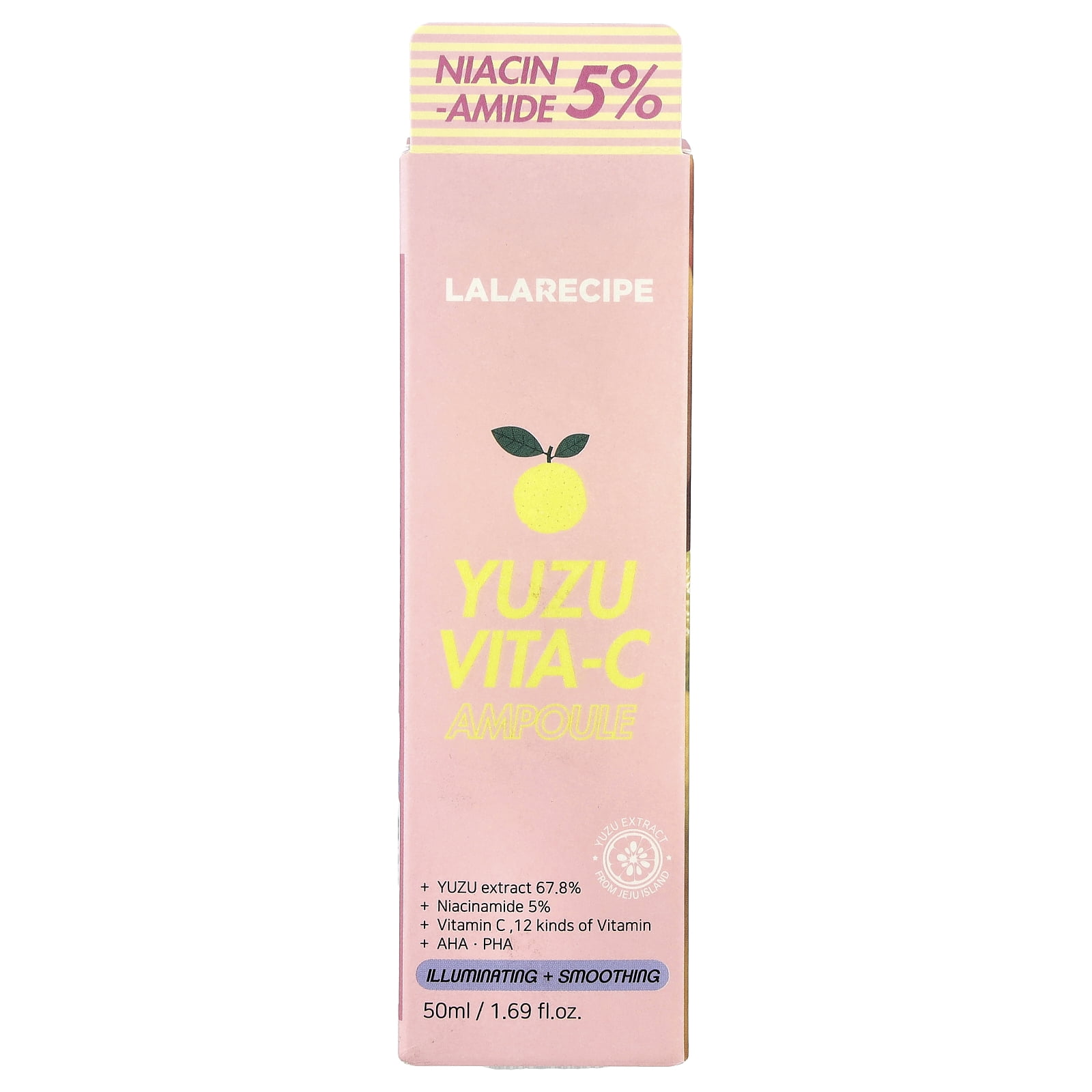 Lalarecipe Yuzu Vita-C Ampoule, 1.69 fl oz (50 ml)