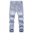 thumbnail image 3 of Hotiary Kids Teen Boys' Casual Denim Pants Destroyed Slim Fit Straight Leg Jean Pants for 5-13 Years Old, 3 of 7