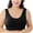 Black, variant on Ruimatai Women's Seamless Yoga Bra Sexy Sports Bra Push Up Wireless Comfortable Workout Bralette for Fitness Running