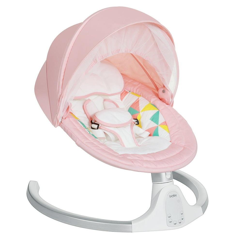 BIOBY Baby Swing for Infants, bluetooth Baby Rocker with Shaking