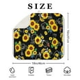 thumbnail image 4 of Floral Dish Drying Mat for Kitchen with Sunflower Print Microfiber Counter Pad Foldable Absorbent 16x18 Inch, 4 of 7