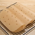 thumbnail image 3 of Xihbxyly Papel Antiadherente para Freidora, Diseño Sin Cera de Grado Alimenticio, Resistente Al Calor Hasta 230 °C, Fácil de Limpiar, Ideal para Freidoras, Moldes para Pasteles y Hornos, 100 Hojas, T, 3 of 6