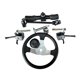 thumbnail image 3 of Kit de Volante de Acero de 300 Mm, Accesorios de Cremallera Y Piñón, Montaje, Fácil Instalación, Piezas Metálicas, Kit de Eje Ajustable, Pieza de, 3 of 9